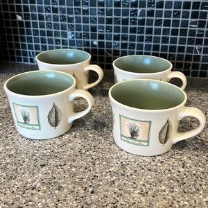 Portfolio by Pflatzgraff Naturewood Mug Set 4 made in USA